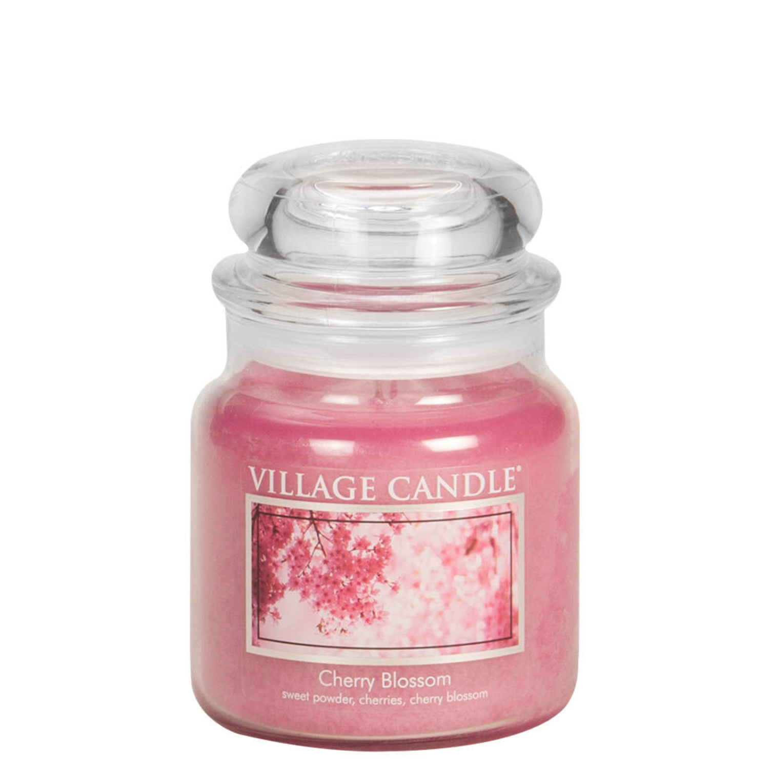 фото Ароматическая свеча village candle "цветущая вишня", средняя