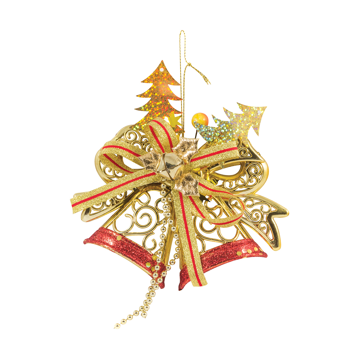 Украшение декоративное новогоднее Волшебная страна Колокольчик, 11,5 x 11 см