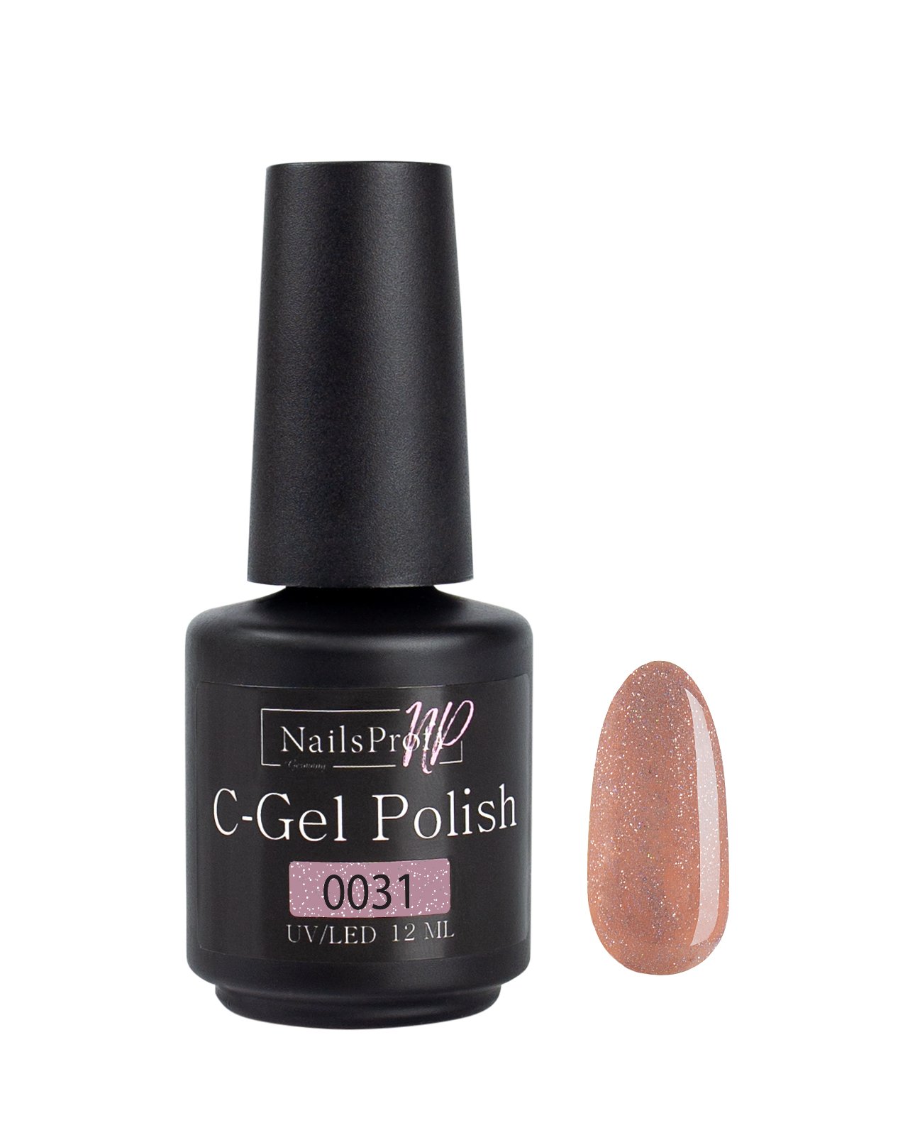 фото Гель лак nailsprofi для ногтей, маникюра, педикюра /c-gel polish-s 0031 - 12 мл