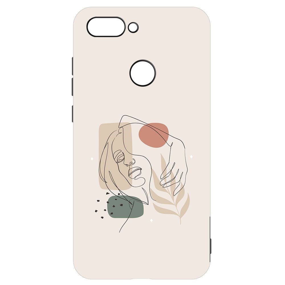 

Чехол-накладка Krutoff Soft Case Грациозность для Xiaomi Mi 8 Lite черный