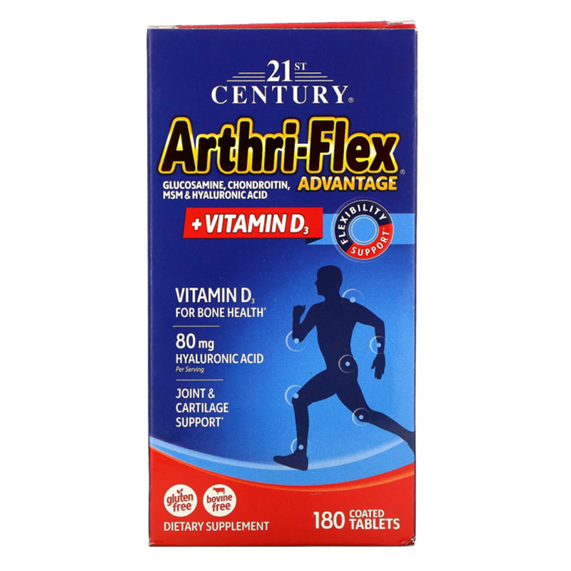 

21st Century Arthri-Flex Advantage + Vitamin D3 180 таблеток