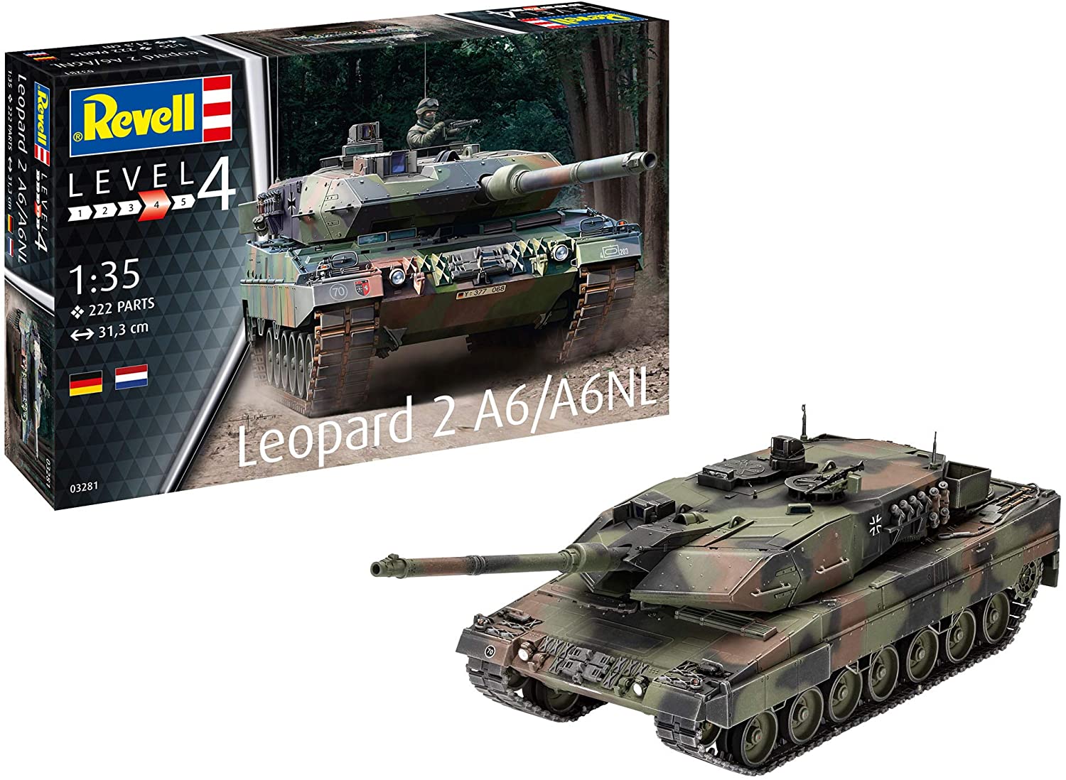 фото Сборная модель revell танк leopard 2a6/a6nl