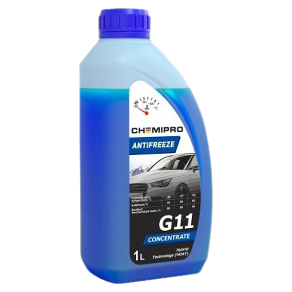 Ch143_антифриз 1L Chemipro G11! Концентрат Hybrid Oat Синий CHEMIPRO арт. CH143