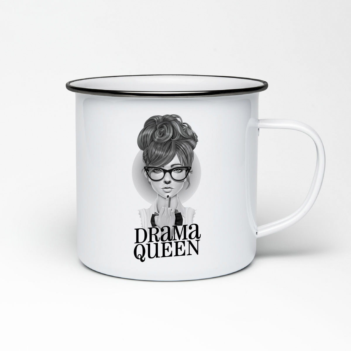 

Кружка металлическая CoolPodarok Drama queen