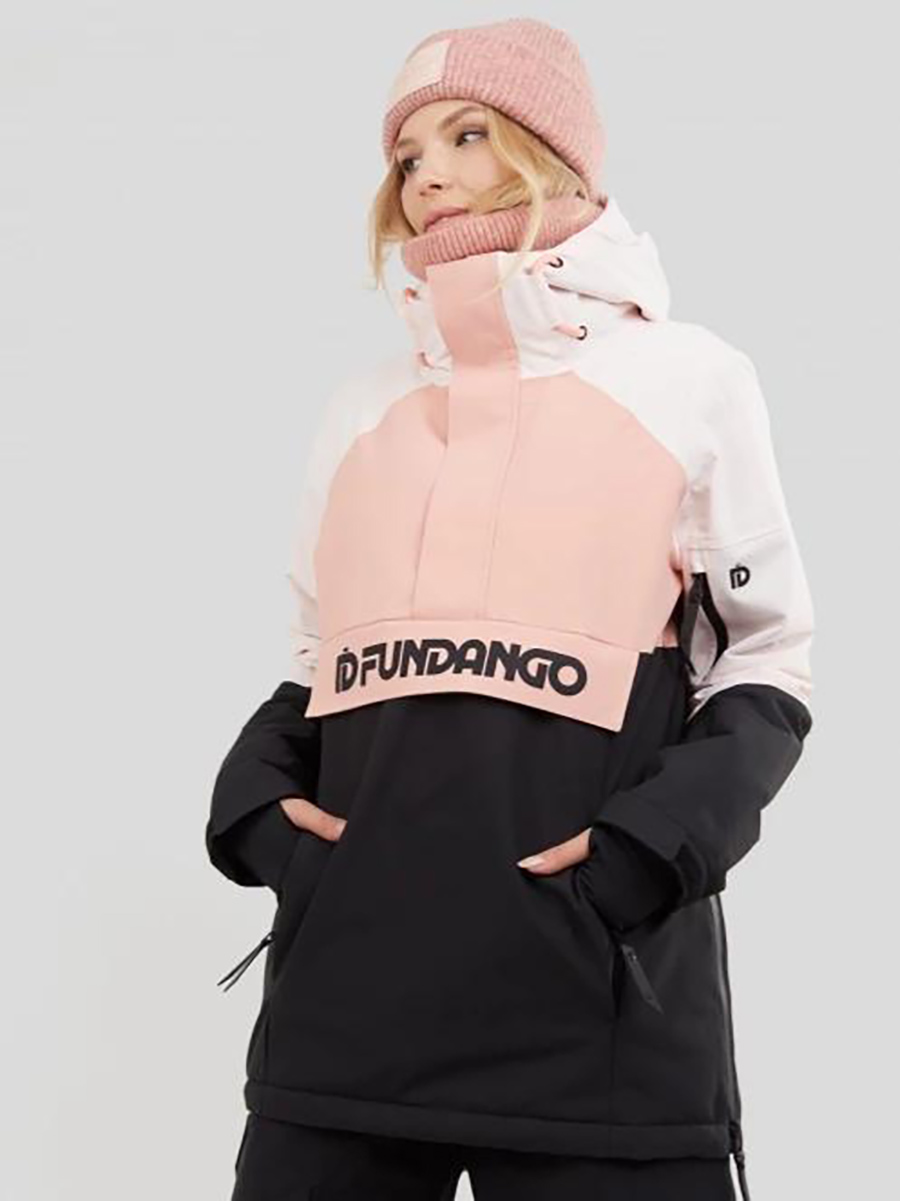 Анорак Fundango для женщин, размер XL, 2QAD109, розово-чёрный