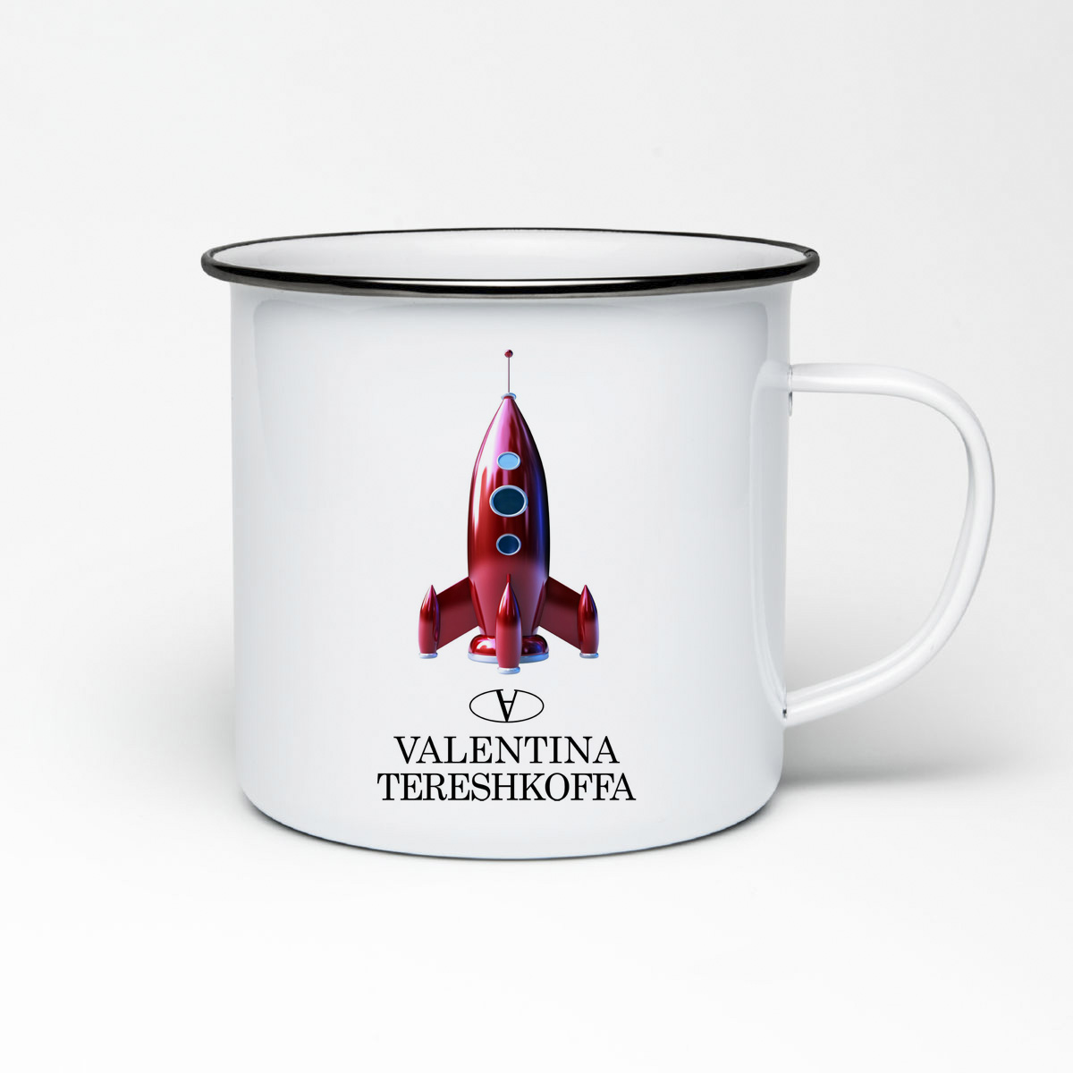 

Кружка металлическая CoolPodarok Valentina Tereshkoffa