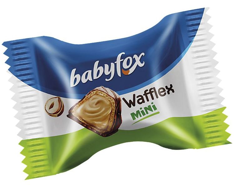 Конфеты кремовые КДВ BabyFox Wafflex mini +-500 г