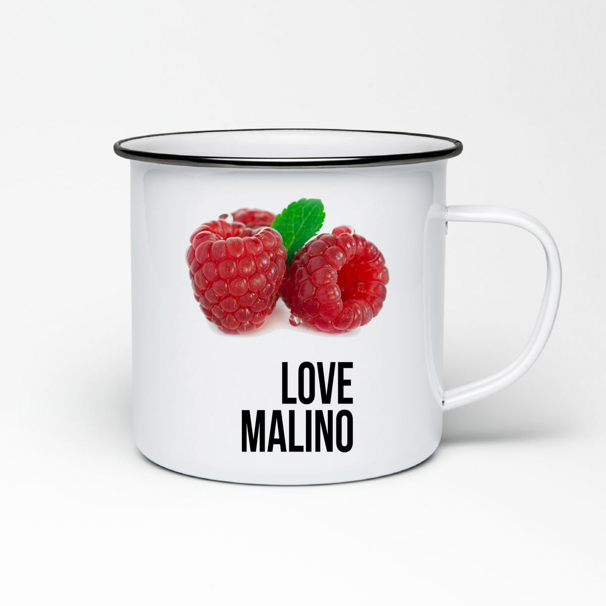 

Кружка металлическая CoolPodarok Love malino