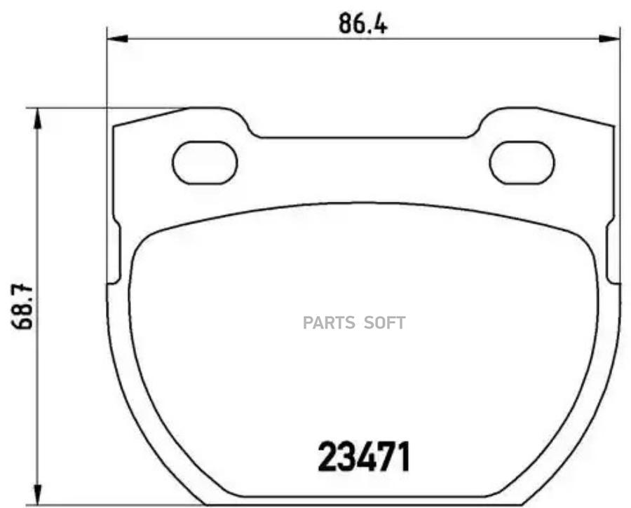 

Колодки дисковые з. Land Rover Defender 3.9i/2.5TD 98> P44006 =GDB1666 [SFP000250]