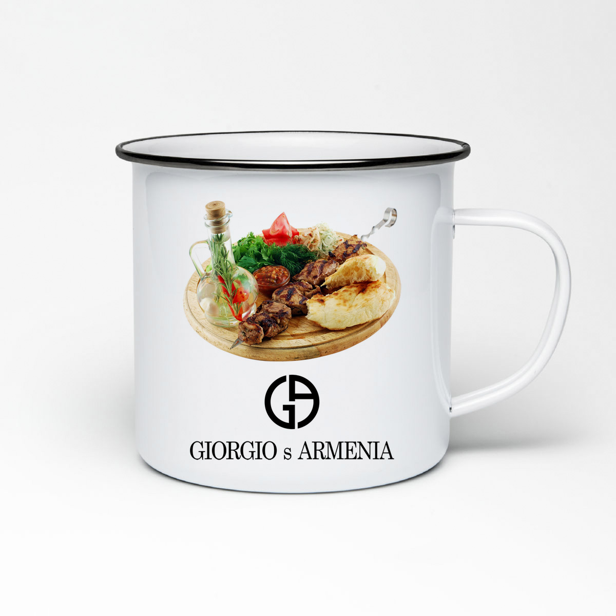 

Кружка металлическая CoolPodarok Giorgio s Armenia