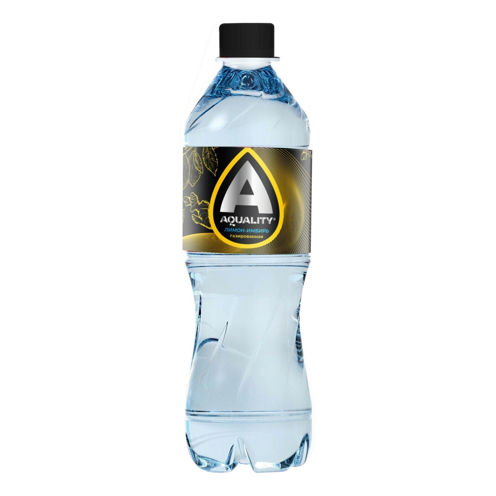 

Вода питьевая AquaLity лимон-имбирь газированная 0,5 л