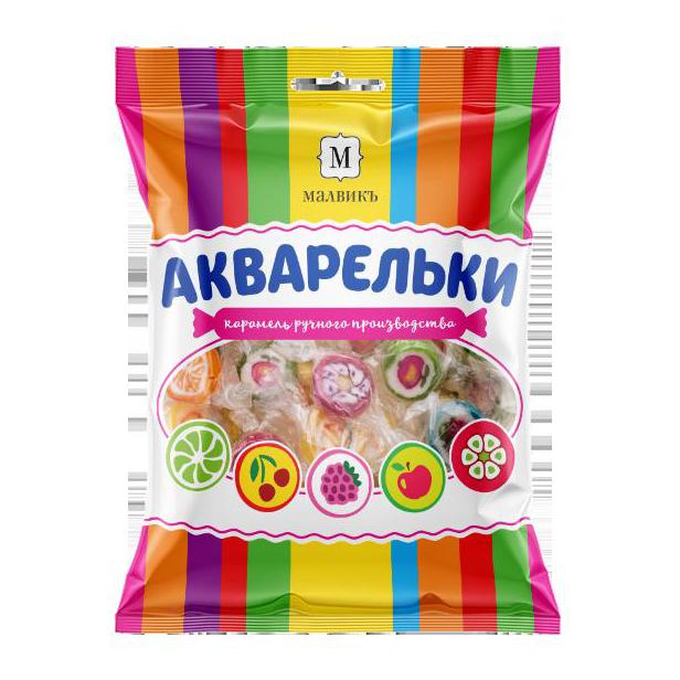 Карамель Малвикъ Акварельки ассорти +-500 г