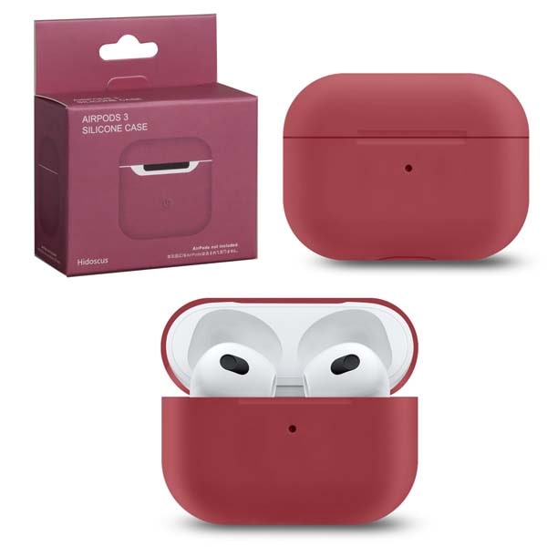 фото Чехол для airpods 3 silicone hibiscus nobrand