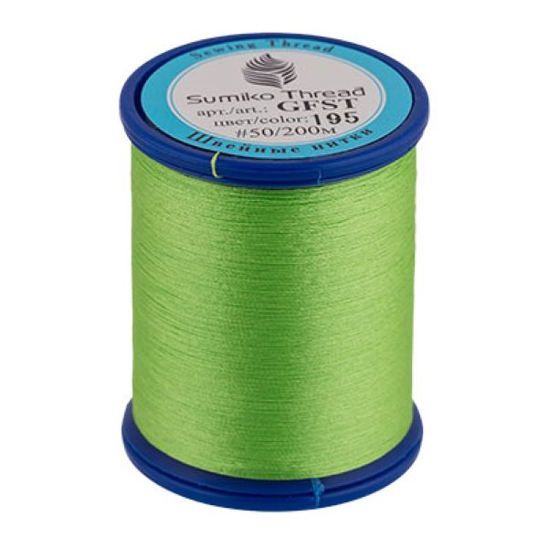 

Нитки SumikoThread 219 я, 200 м, №195 ярко-салатовый, Зеленый