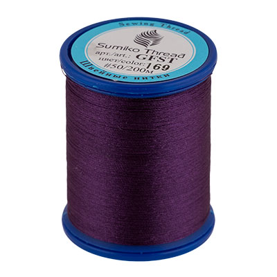 

Нитки SumikoThread 219 я, 200 м, №169 темный фиолетовый