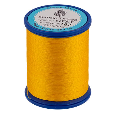 

Нитки SumikoThread 219 я, 200 м, №162 темный золотистый
