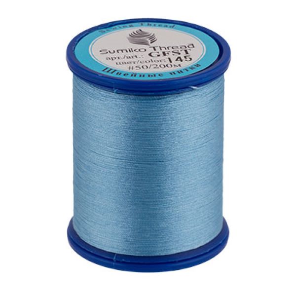 

Нитки SumikoThread 219 я, 200 м, №145 голубой