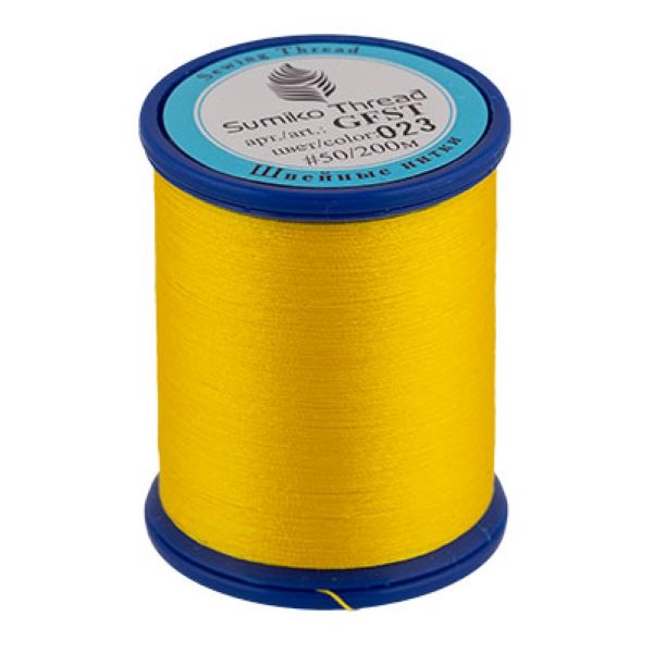 

Нитки SumikoThread 219 я, 200 м, №023 желтый