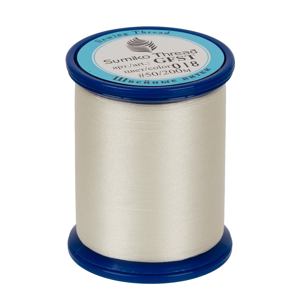 

Нитки SumikoThread 219 я, 200 м, №018 молочный, Бежевый