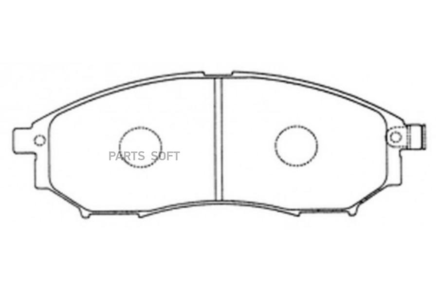 

Колодки тормозные передние (NISSAN MURANO (Z50, Z51), NAVARA (D40), QASHQAI) BP22444