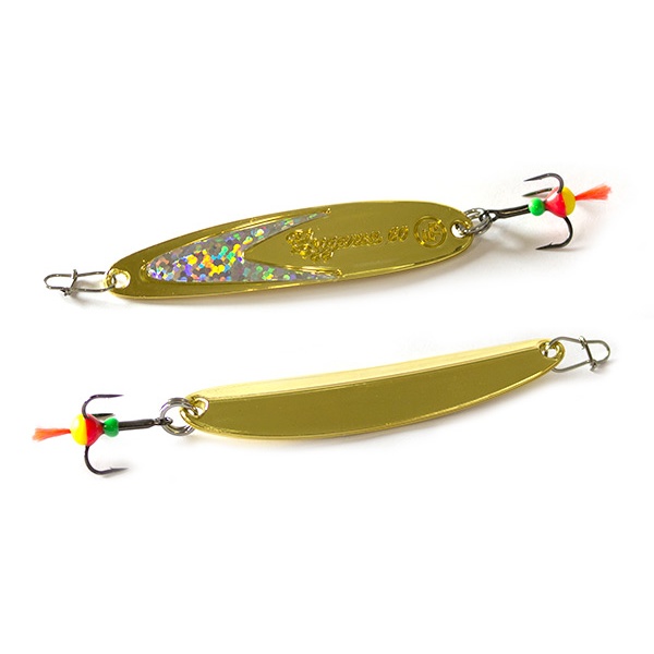 

Блесна вертикальная ECOPRO Судачья серебр.флекс, 60мм, 9,5гр, G, Золотистый