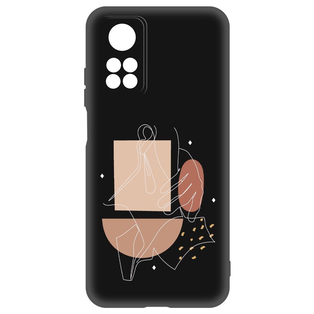 

Чехол-накладка Krutoff Soft Case Изящность для Xiaomi Mi 10T черный