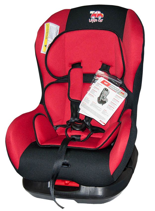 фото Автокресло детское little car soft красный 0-18кг 125972