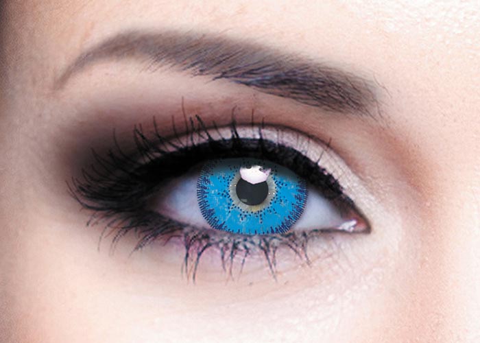 фото Цветные контактные линзы офтальмикс colors, 2 шт. pwr -5,50, r 8.6, sky blue