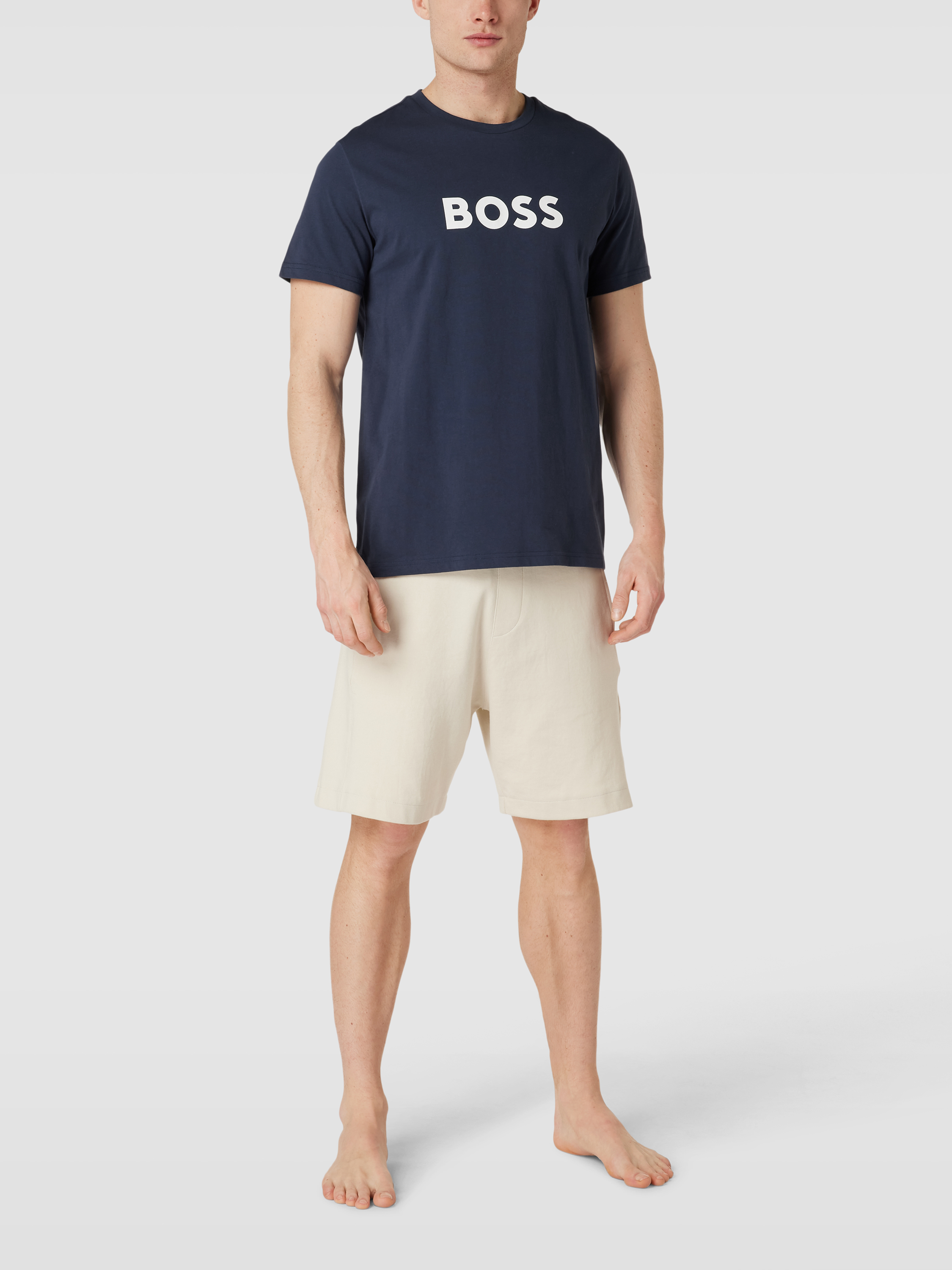 

Футболка домашняя мужская BOSS 1737654 синяя S доставка из-за рубежа, Синий, 1737654