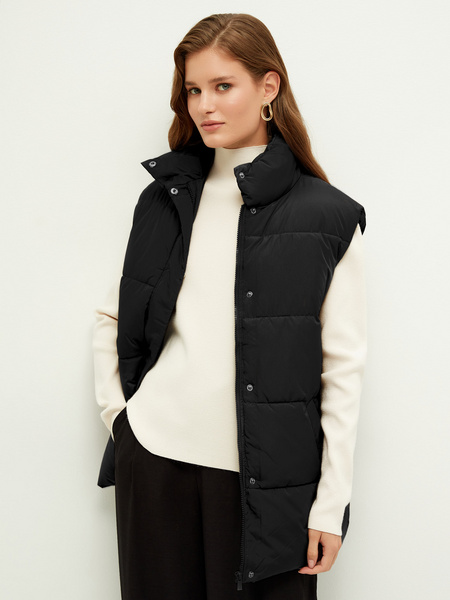 

Утепленный жилет женский ZARINA 2368401101 черный XS, 2368401101