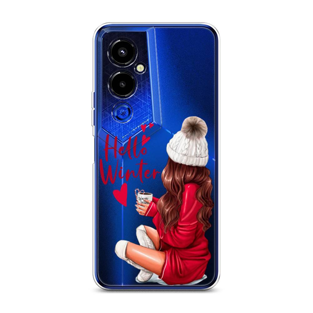 

Чехол для Tecno Pova 4 Pro "Hello winter", Красный;белый;коричневый, 302650-5