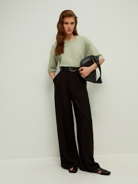 

Футболка женская ZARINA 2163529449 зеленая S, 2163529449