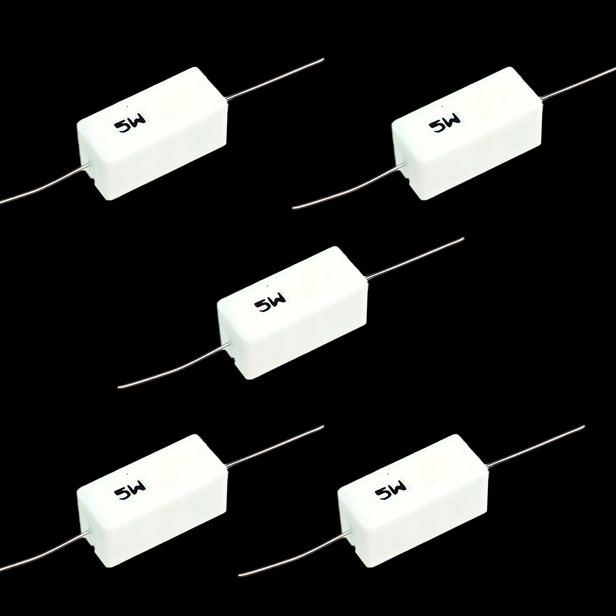 

2,7 КОм 5W 5 шт., радиальные 2K7 5W PRM