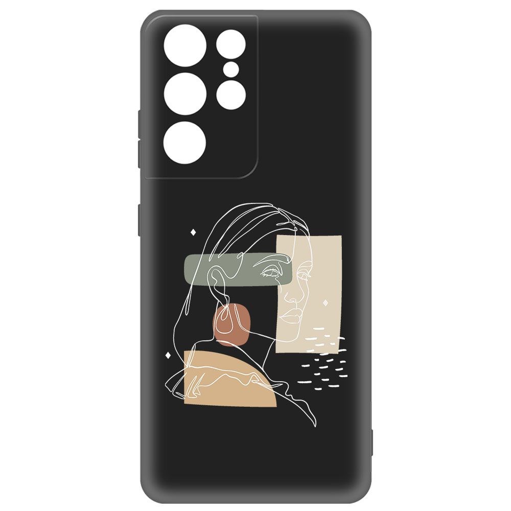 

Чехол-накладка Krutoff Soft Case Уверенность для Samsung Galaxy S21 Ultra (G998) черный