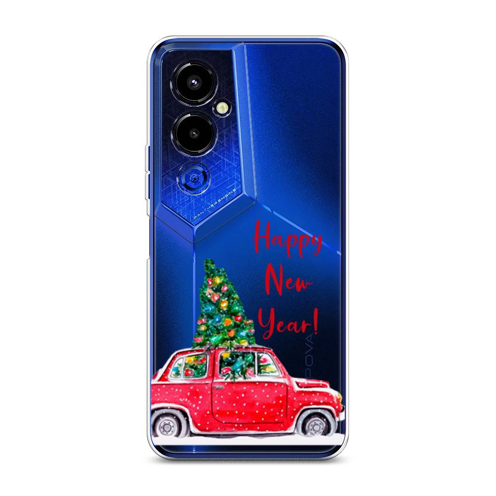 

Чехол для Tecno Pova 4 Pro "Happy New Year", Красный;зеленый, 302650-5