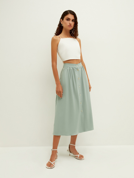 

Юбка женская ZARINA 2367202202 зеленая XL, 2367202202