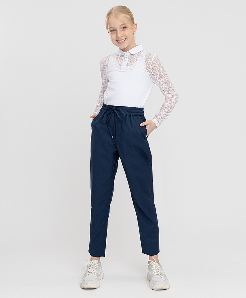 

Брюки синие Button Blue 164, 221BBGS63031000