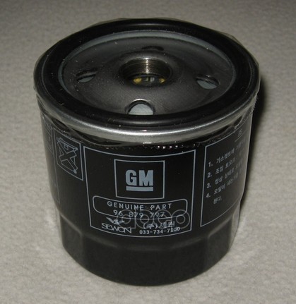 

Фильтр Масл.Chevrolet/Opel/Daewoo 1.2-2.0 1981 => GENERAL MOTORS арт. 96879797