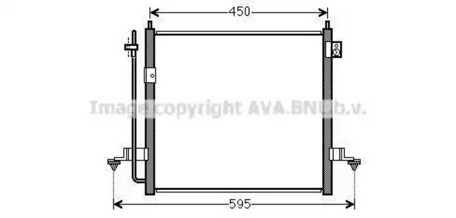 

Радиатор кондиционера автомобильный AVA MT5239D