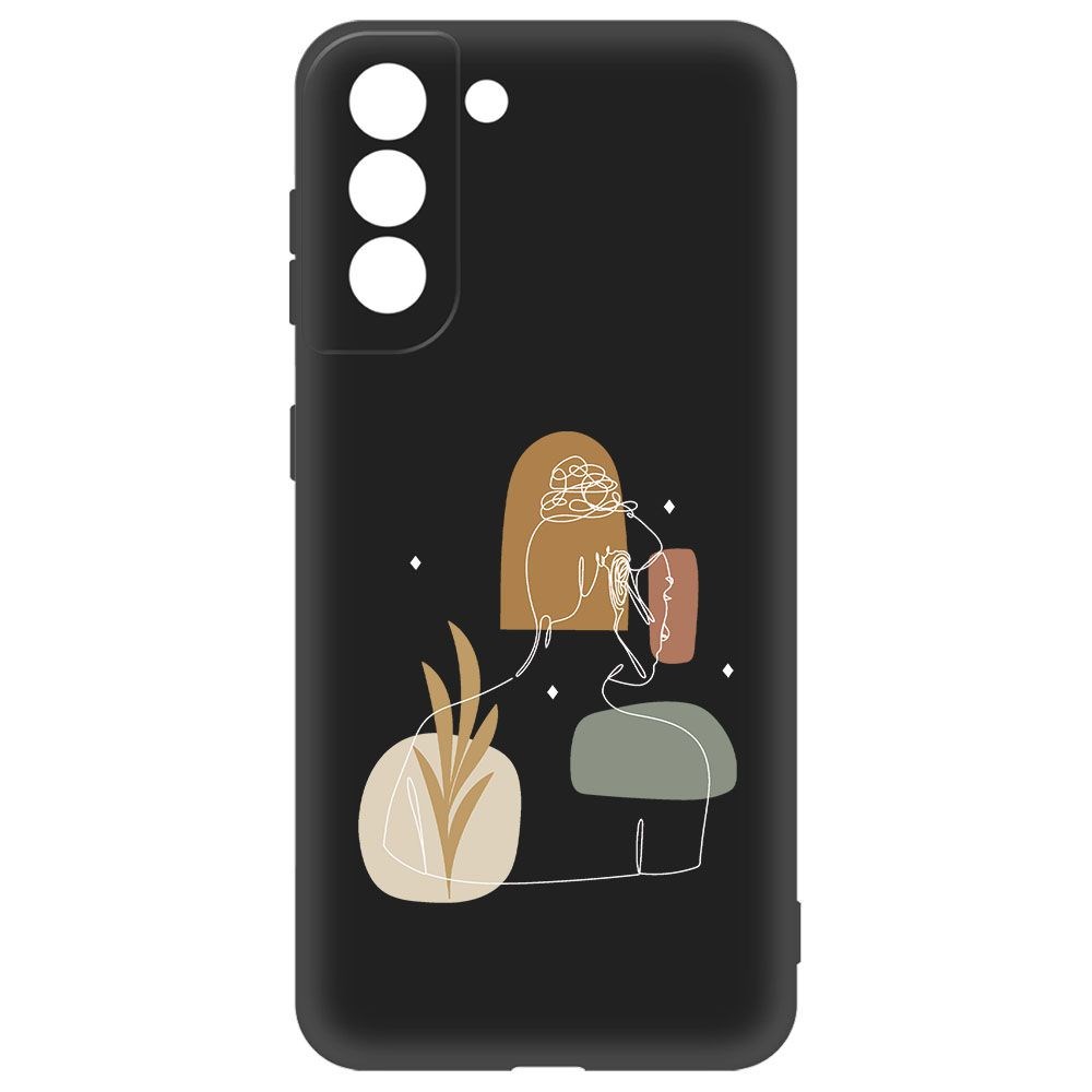 

Чехол-накладка Krutoff Soft Case Таинственность для Samsung Galaxy S21 (G991) черный