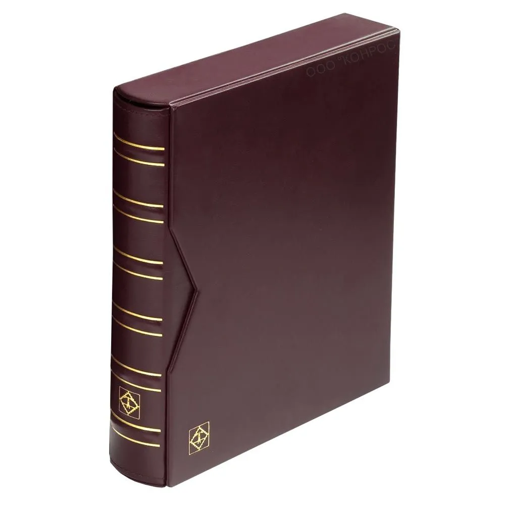 

Альбом Leuchtturm 300787 Classic Grande для монет и банкнот в футляре, бордовый