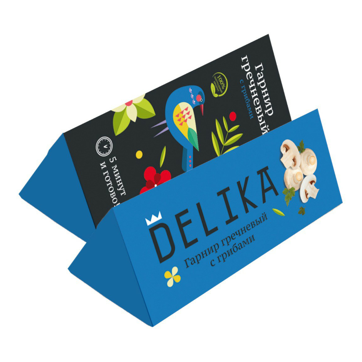 

Гречка Delika с грибами быстрого приготовления 160 г