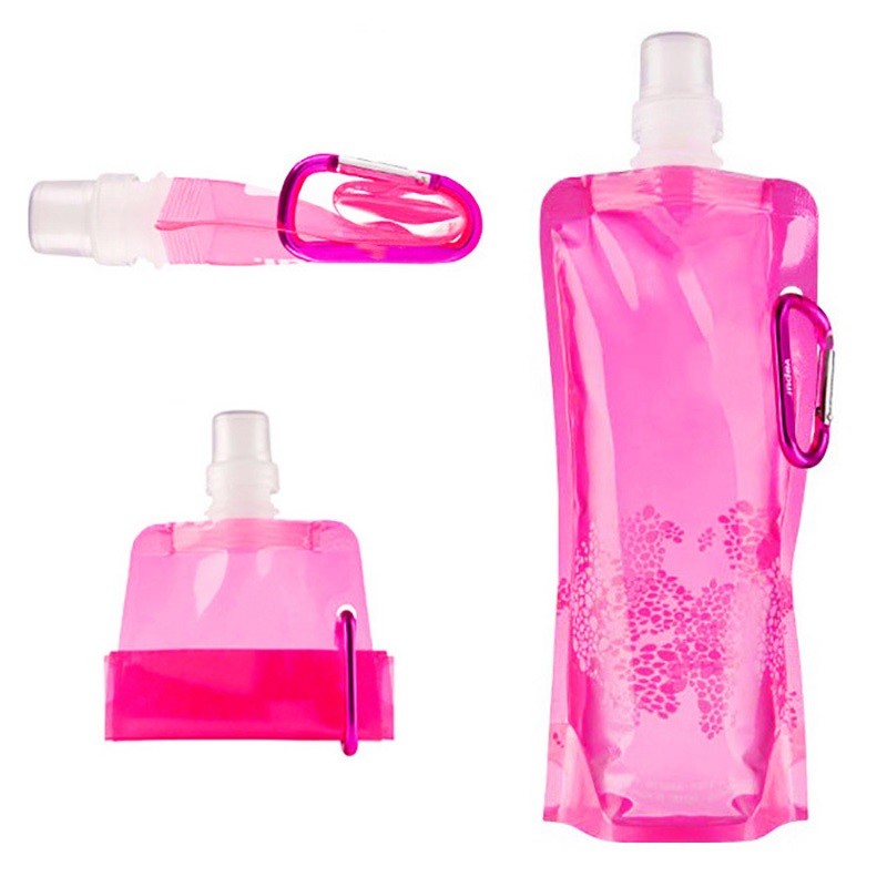 фото Складная бутылка для воды vapur (цвет: розовый ) nobrand