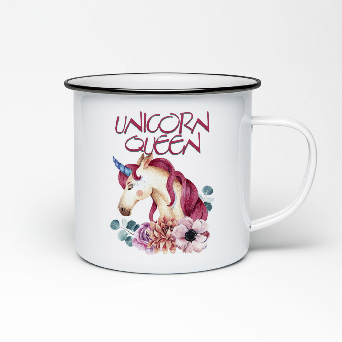 

Кружка металлическая CoolPodarok Unicorn queen