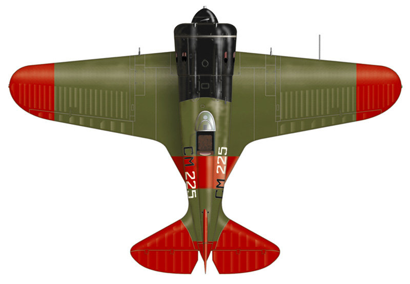 

Истребитель И-16 Супермоска ВВС Испанской республики 48020 ARK-models 1/48