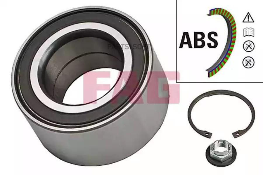 

713 6781 00_=78/10=R152.55 к-кт подшипника ступ. пер. Ford Focus 98>/Fiesta 01> ABS