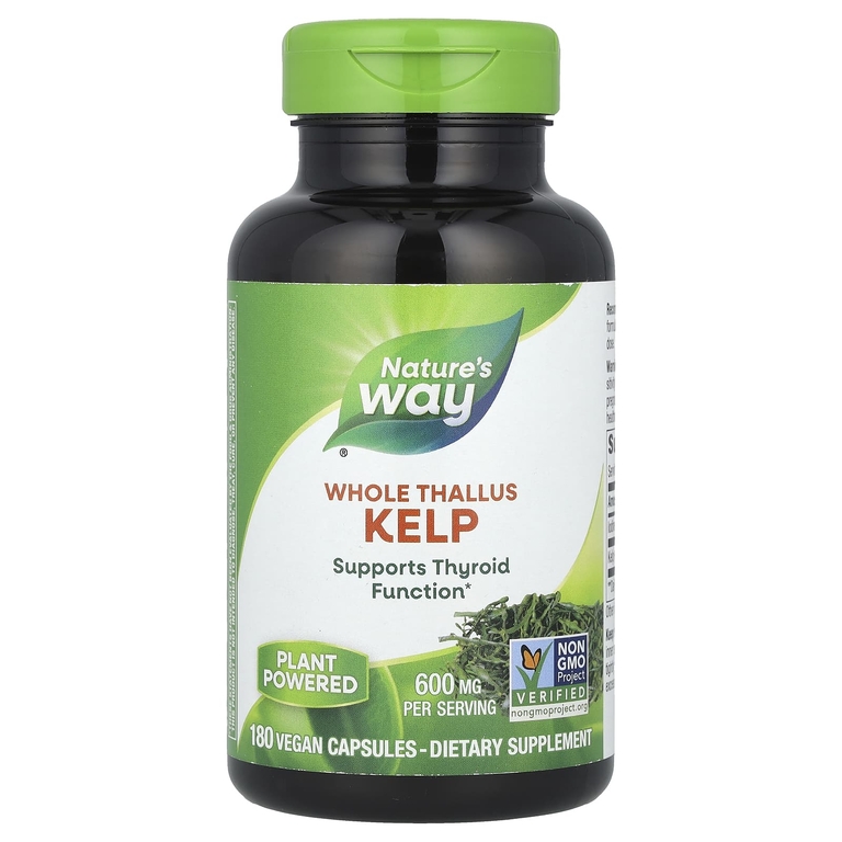 

Kelp Nature's Way 600 мг капсулы 180 шт., Kelp 600 мг