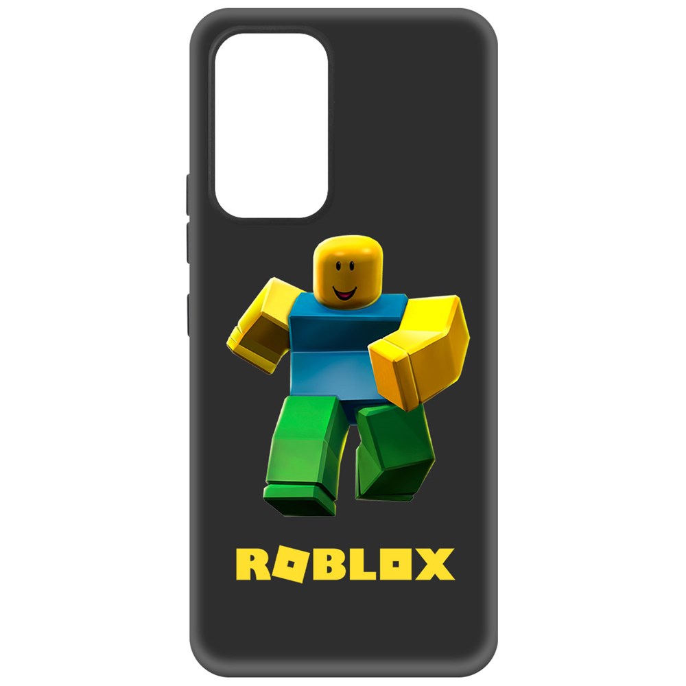 

Чехол-накладка Софт Roblox-Классический Нуб для Samsung Galaxy A53 5G (A536), Черный