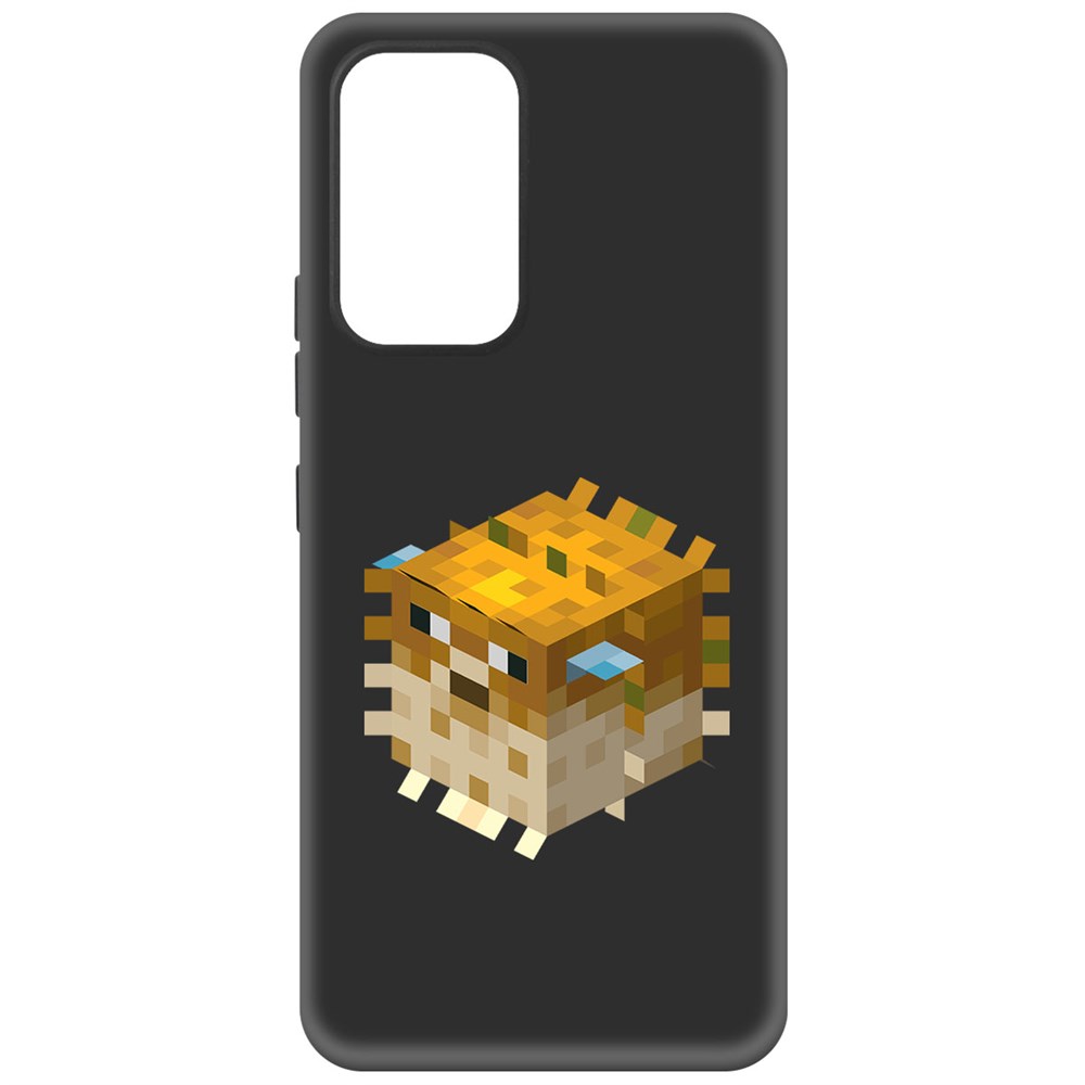 

Чехол-накладка Софт Minecraft-Иглобрюх для Samsung Galaxy A53 5G (A536), Черный