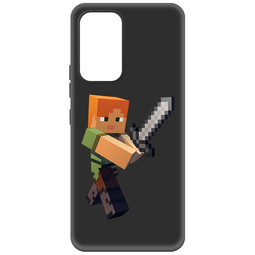 

Чехол-накладка Софт Minecraft-Алекс для Samsung Galaxy A53 5G (A536), Черный
